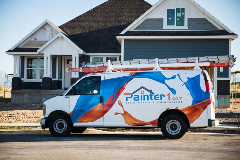 New construction painting in Denver with Painter1.
